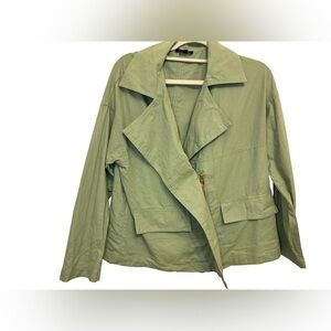 Fashion Nova Sage Utility Jacket